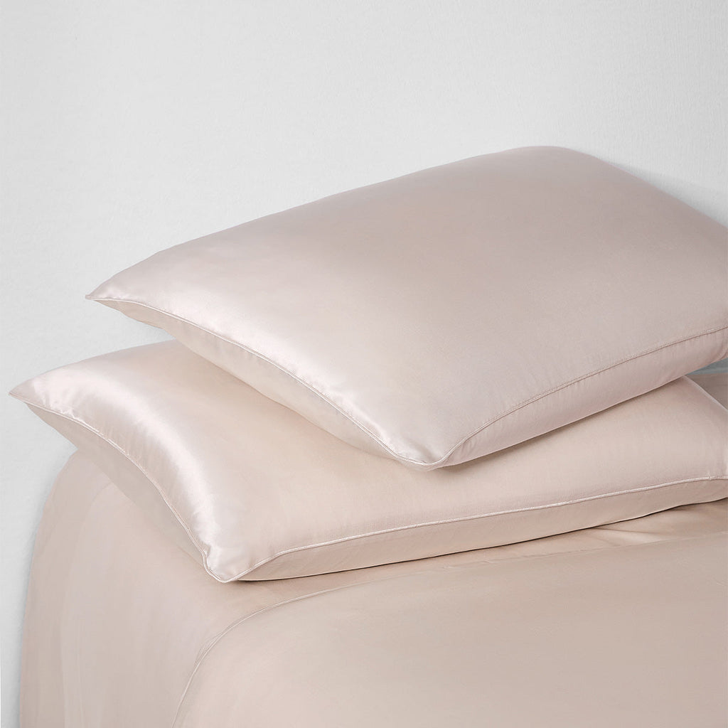 20 Momme Silk-Tencel Pillowcase | Antibacterial, Moisture-Wicking & Ultra-Soft for Sensitive Skin