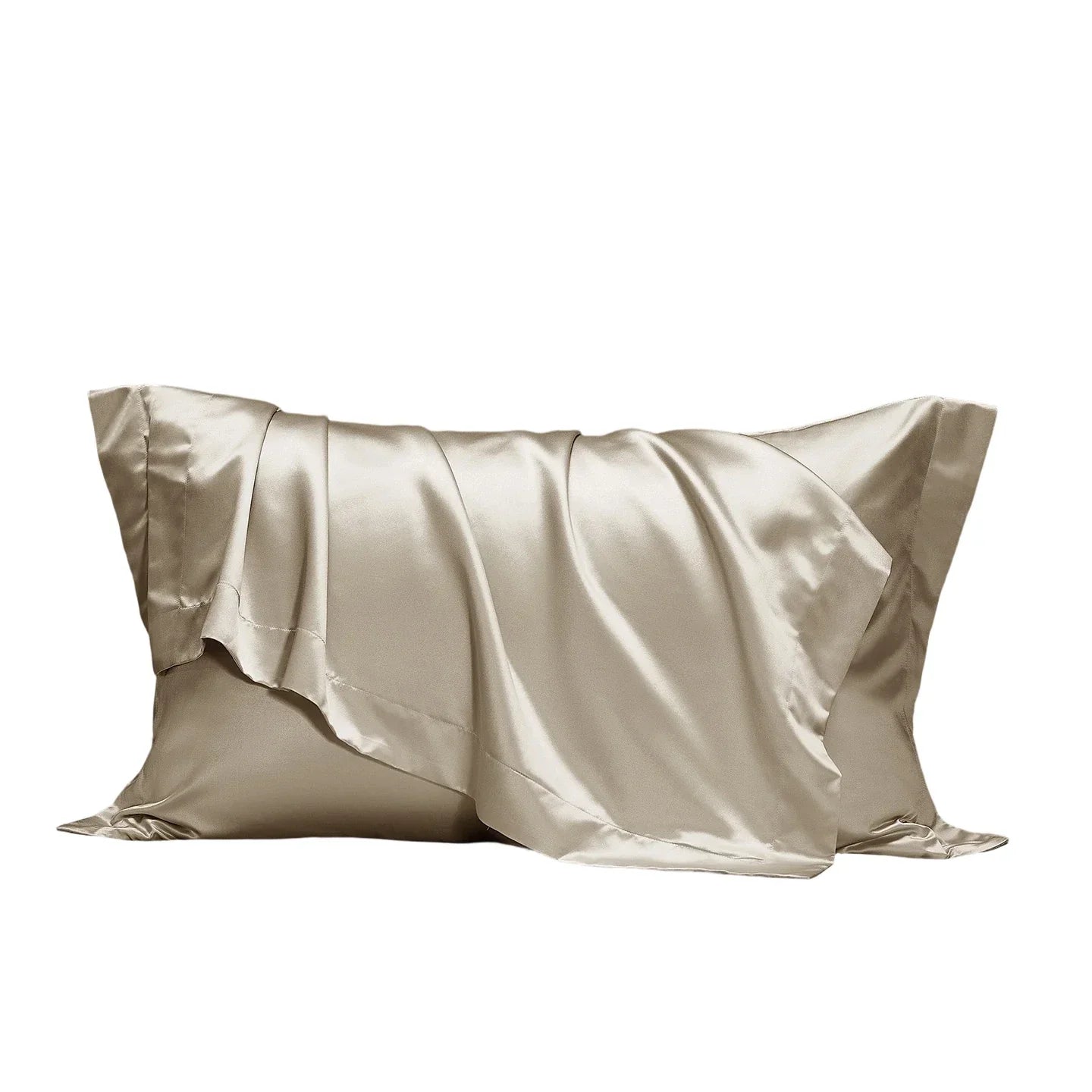 Silk-Cotton Satin Pillowcase | Anti-Ageing Smooth Finish, Gentle on Skin & Hair Every Night