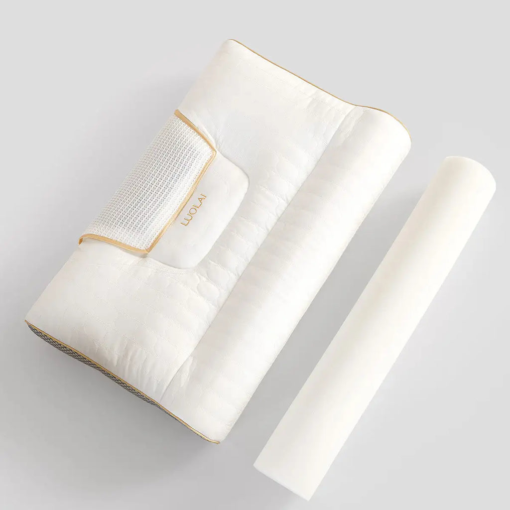 Herbal Stretch-Zoned Cervical Pillow | Natural Botanicals, Neck Support & Stress-Relief Sleep