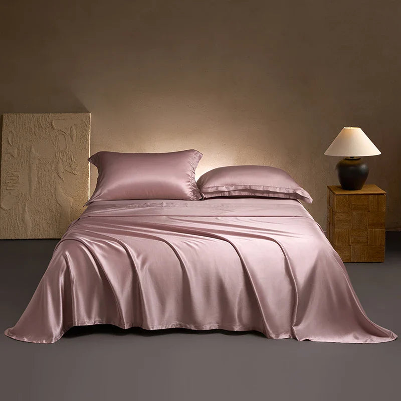 Cooling Mulberry Silk Flat Sheet | Ultra-Smooth, Skin-Friendly for Singapore's Warm Humid Nights