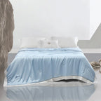Tencel™ Mulberry Silk Antibacterial Comforter | Washable, Hypoallergenic & Cool for Tropical Sleep