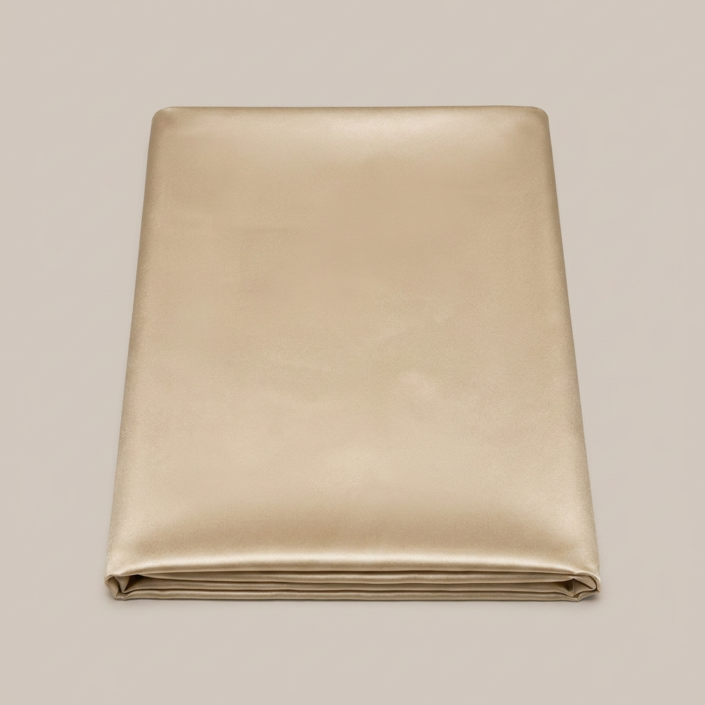 Cooling Mulberry Silk Flat Sheet Gold