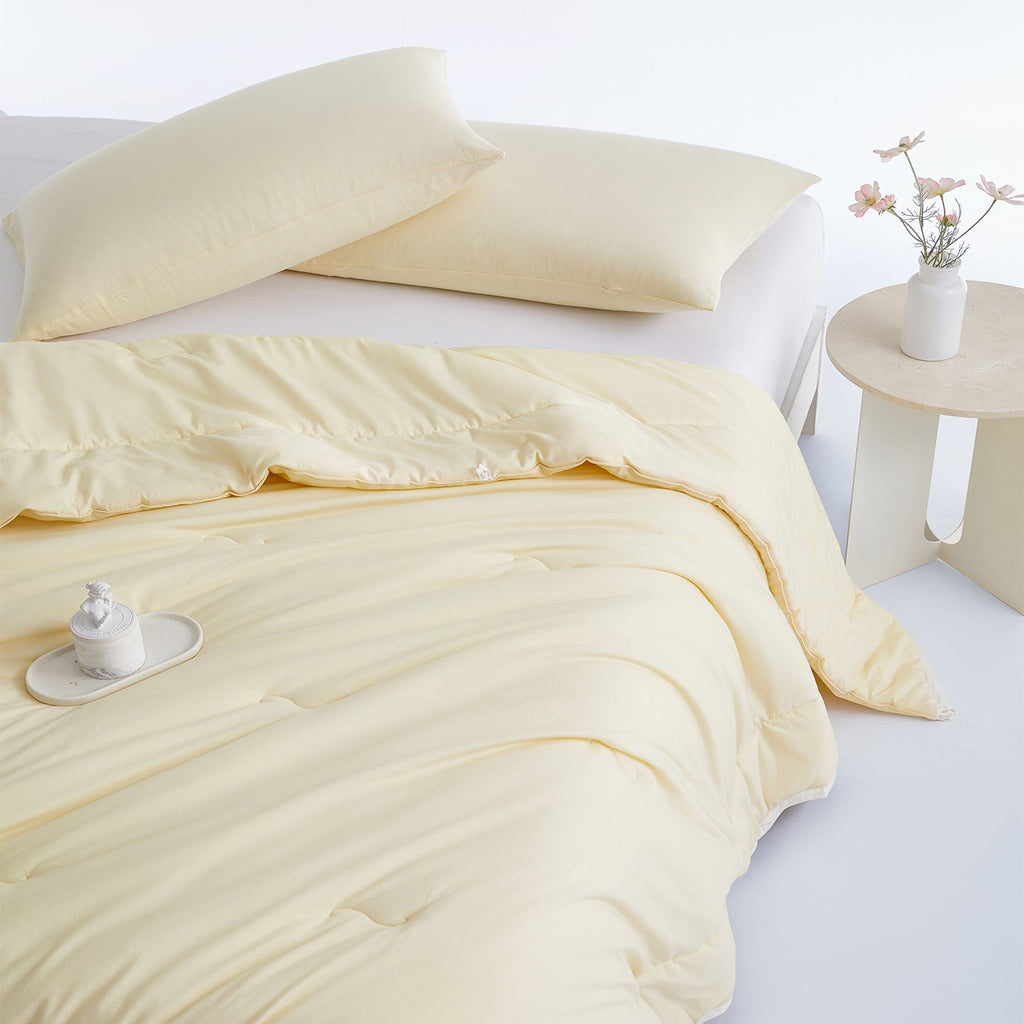 CloudKnit Tencel-Cotton Comforter | Eco-Friendly, Breathable & Lightweight for Tropical Bedrooms