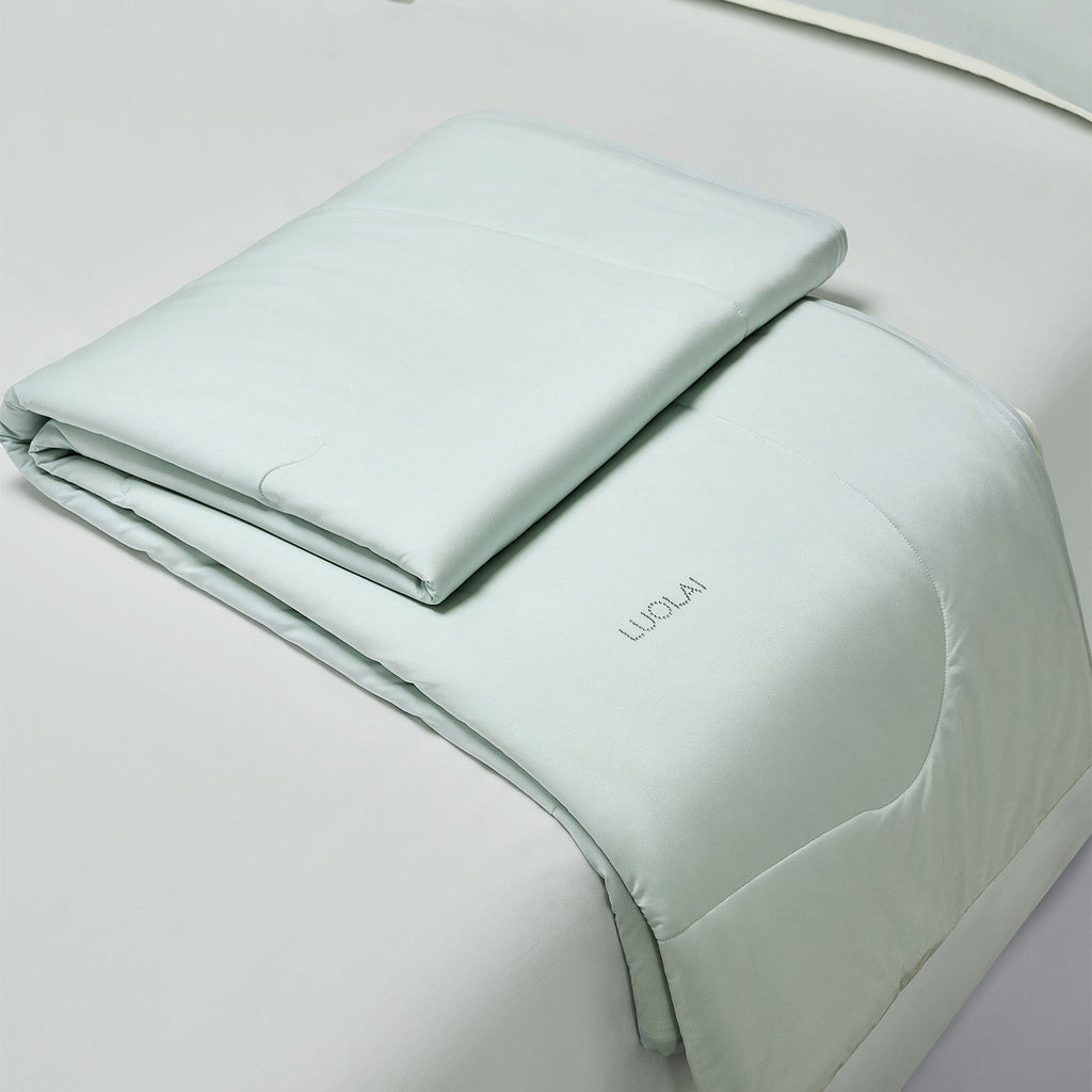 Quick-Dry Tussah Silk Comforter | Natural Cooling & Moisture-Wicking for Year-Round Comfort