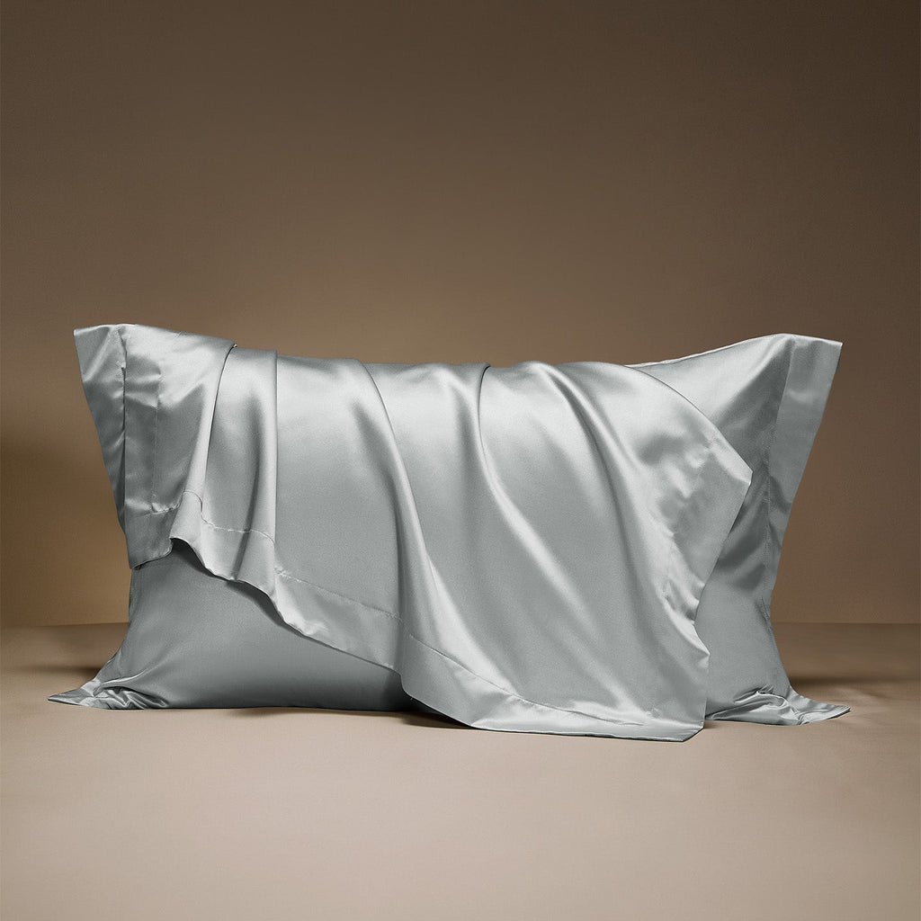 Silk-Cotton Satin Pillowcase | Anti-Ageing Smooth Finish, Gentle on Skin & Hair Every Night