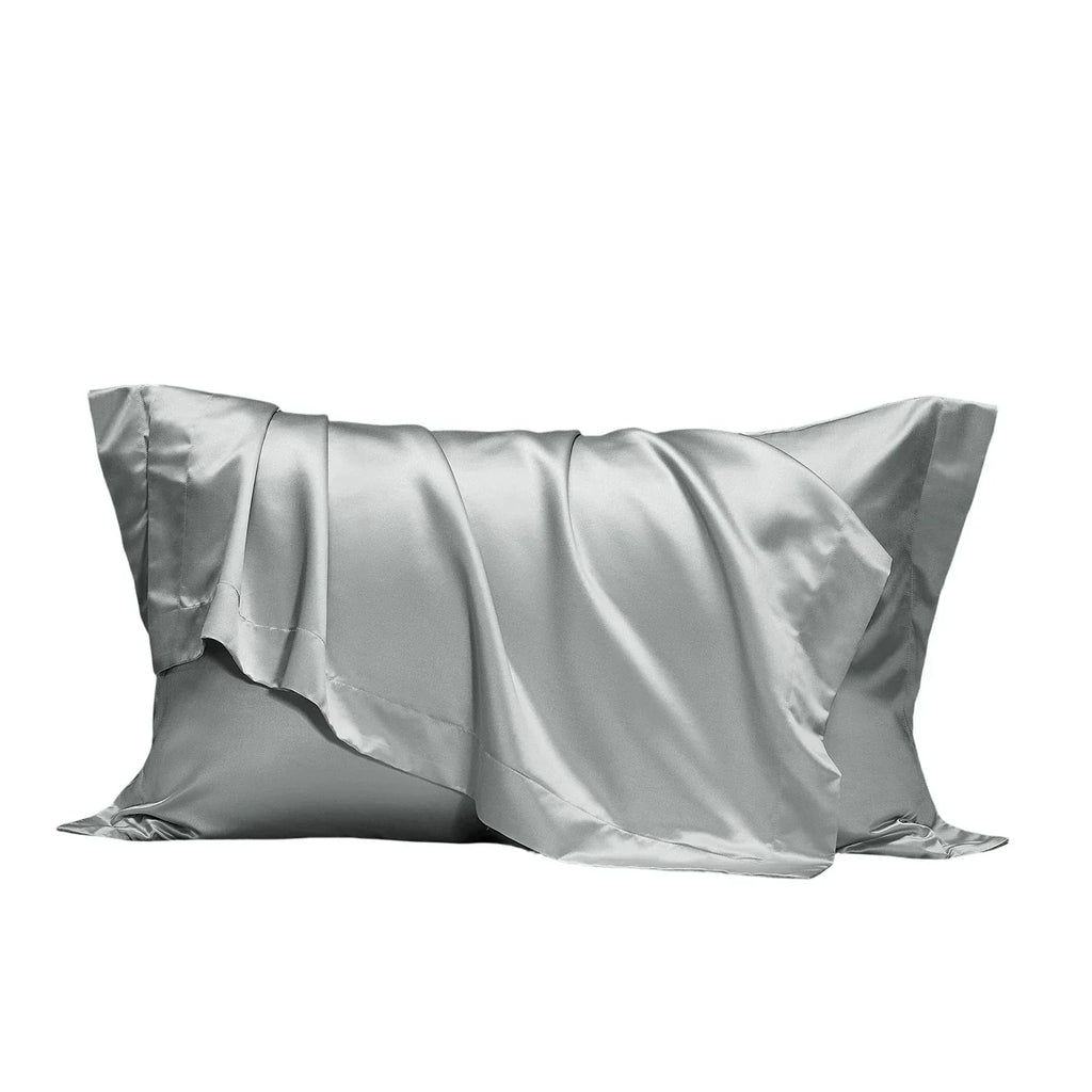 Silk-Cotton Satin Pillowcase | Anti-Ageing Smooth Finish, Gentle on Skin & Hair Every Night