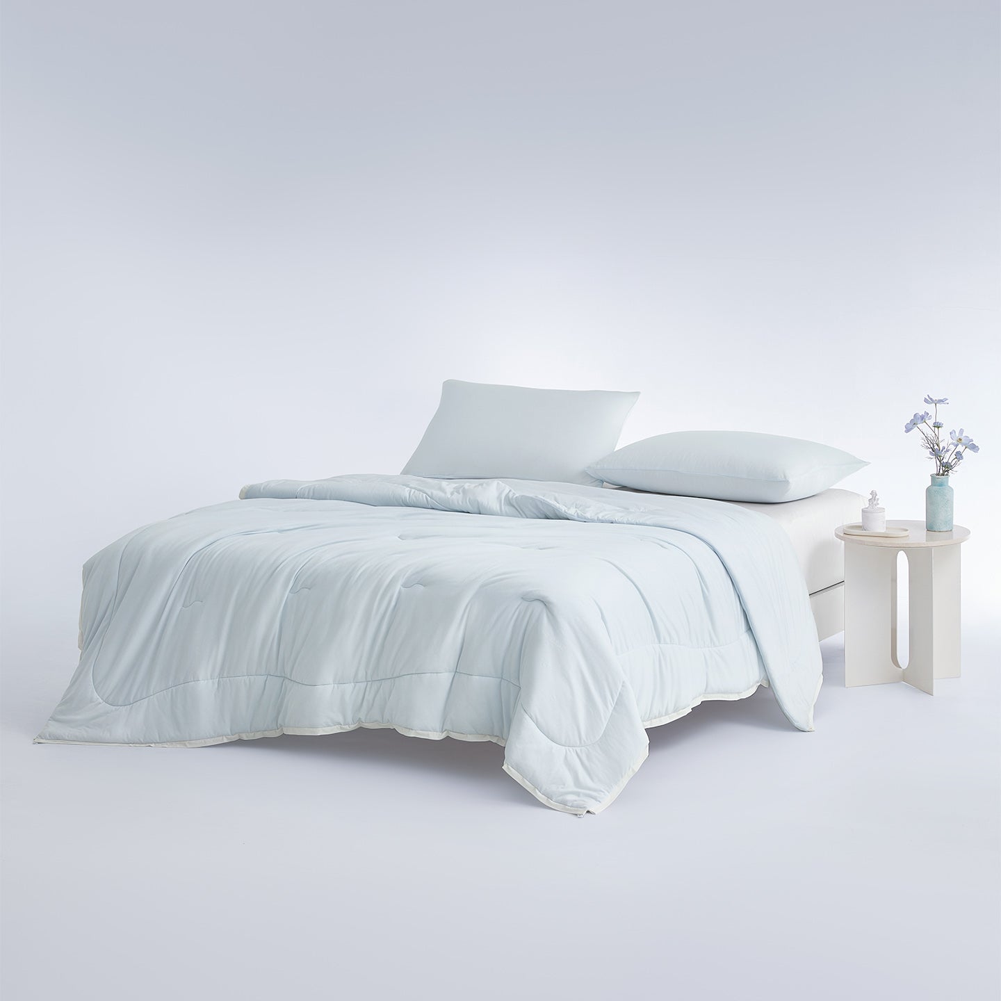 CloudKnit Tencel-Cotton Comforter | Eco-Friendly, Breathable & Lightweight for Tropical Bedrooms