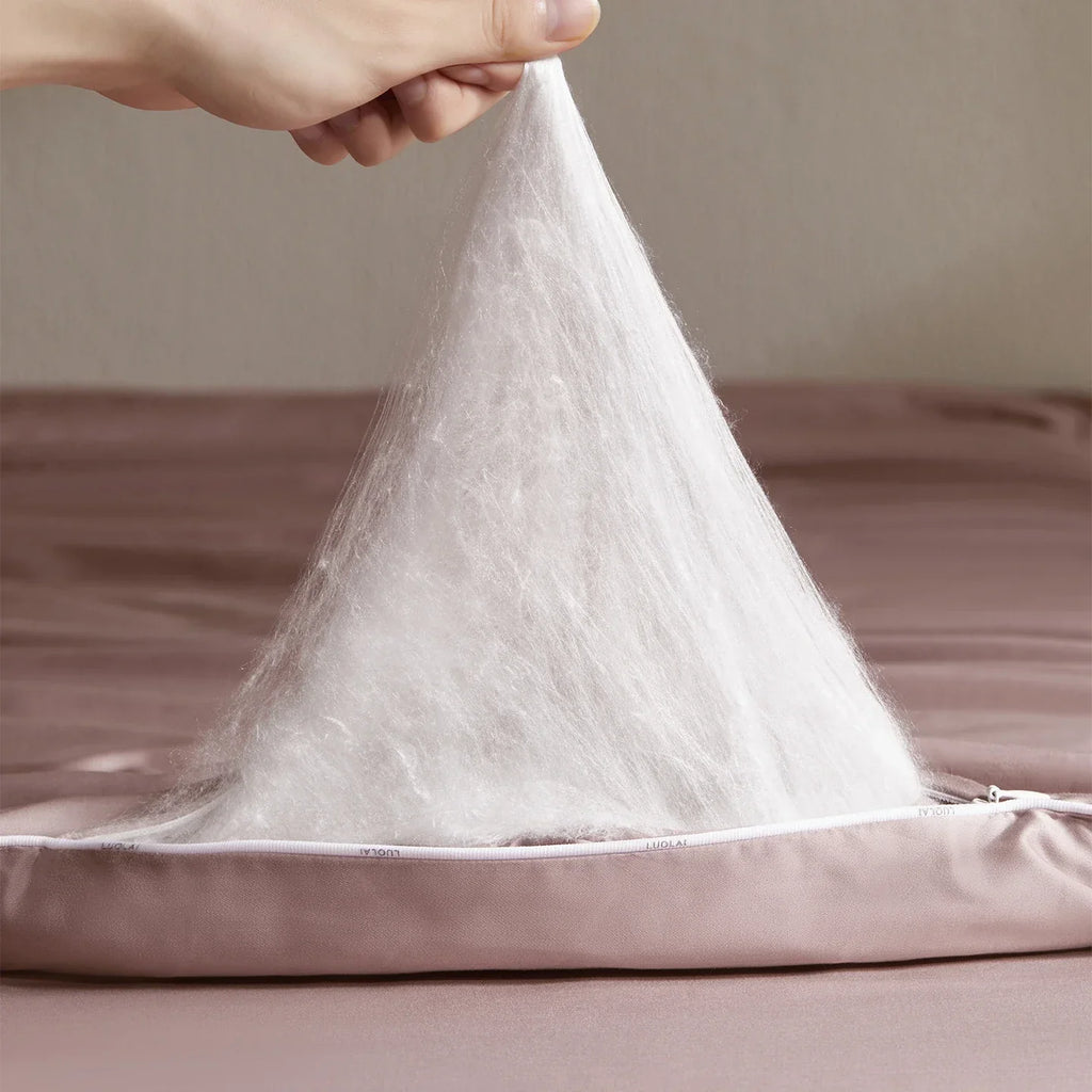 Washable Mulberry Silk Coverless Comforter | Machine-Safe, No-Cover Simplicity for Daily Use