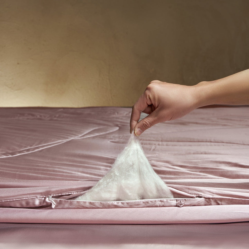 Premium Washable Mulberry Silk Comforter | Hotel-Grade Luxury Coverless Design for Deep Restful Sleep