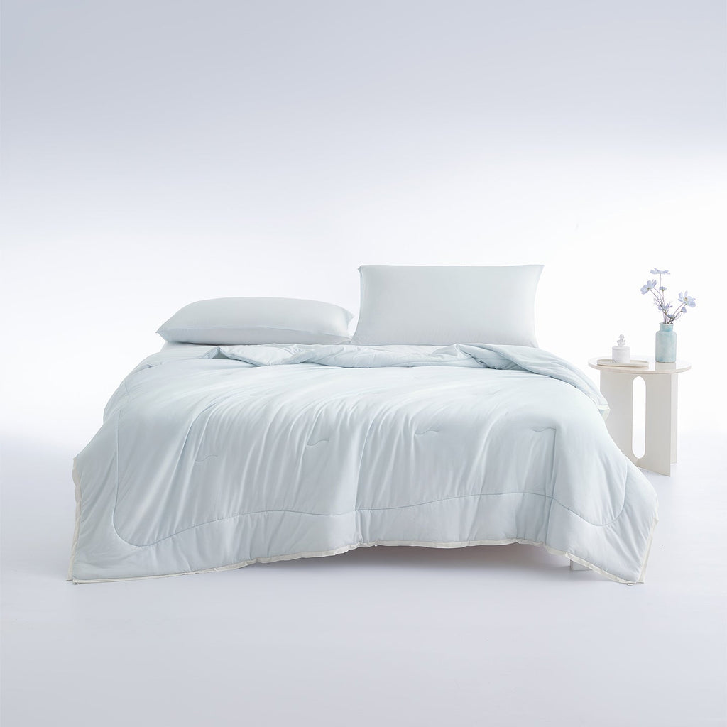CloudKnit Tencel-Cotton Comforter | Eco-Friendly, Breathable & Lightweight for Tropical Bedrooms