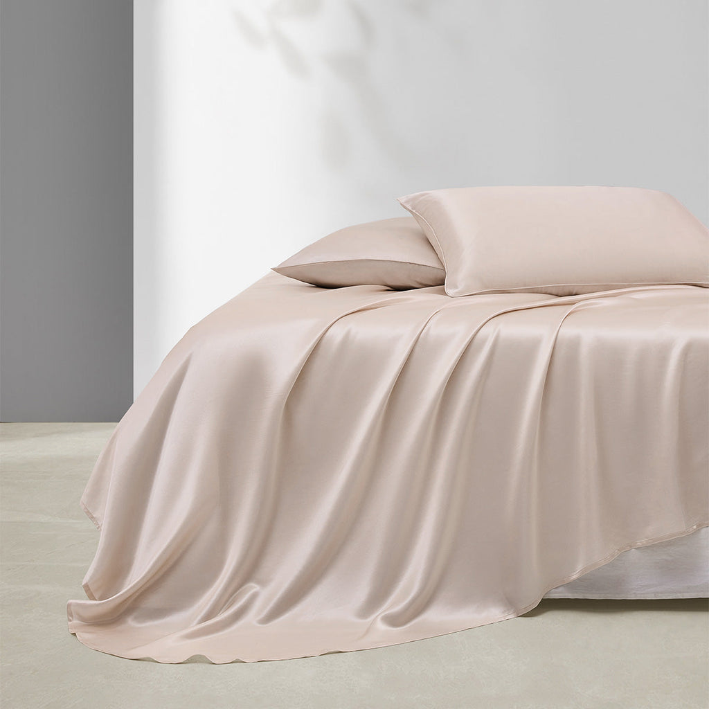 Mulberry Silk Flat Sheet | Cool-to-Touch, Skin-Nourishing & Lightweight for Singapore Nights