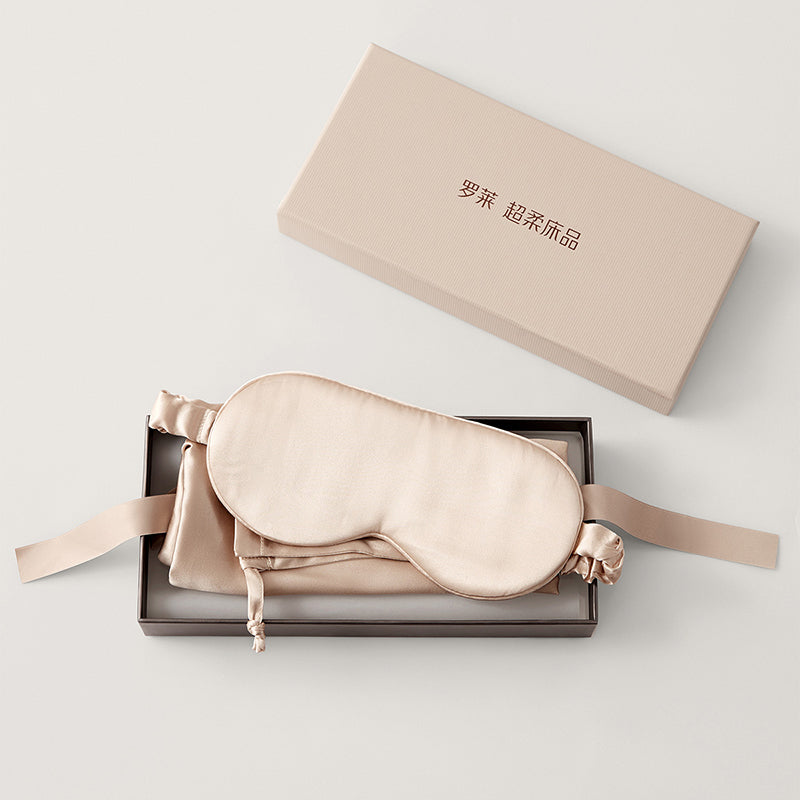 Silk Sleep 3-Piece Set | Eye Mask + Scrunchie + Pillowcase, Overnight Skin & Hair Protection