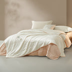 Traceable Silk-Fill Embroidered Cotton Duvet | Artisan Craftsmanship, Natural & Skin-Safe Comfort