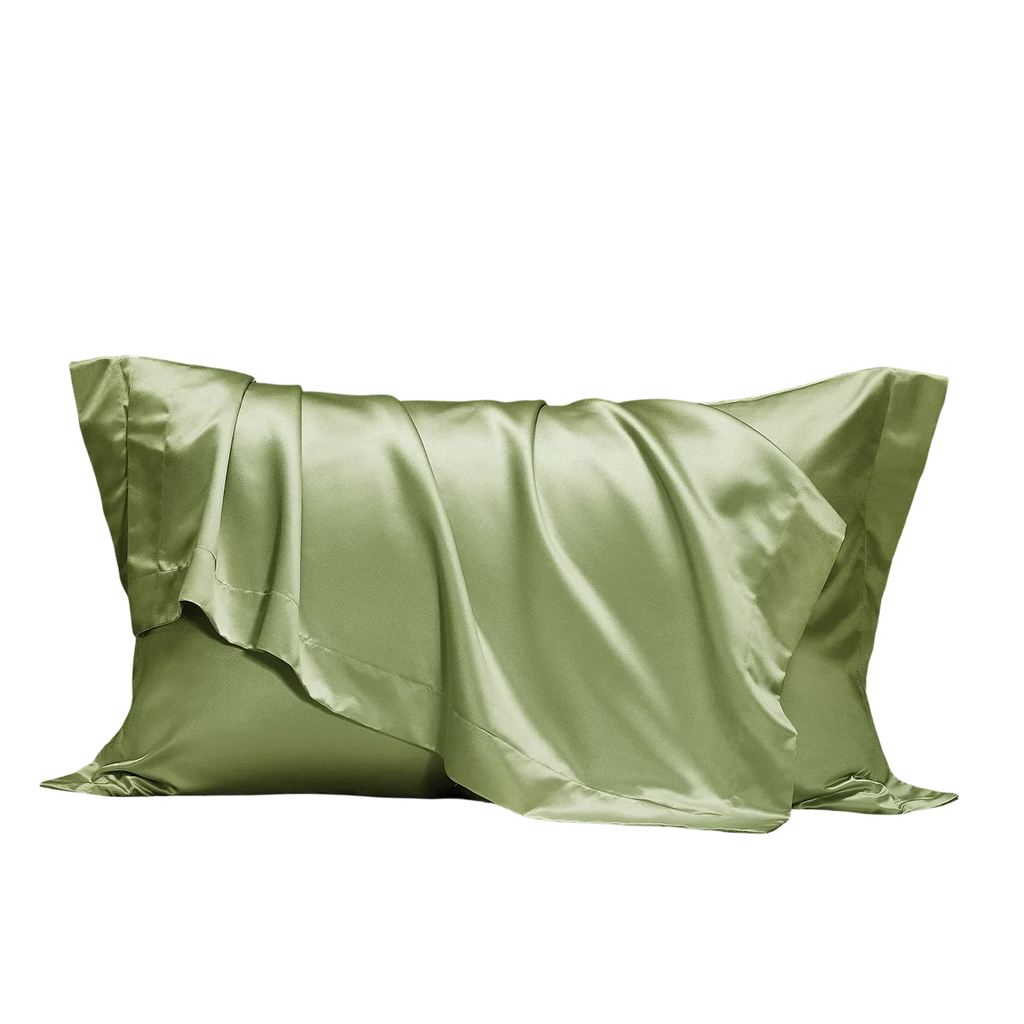 Silk-Cotton Satin Pillowcase | Anti-Ageing Smooth Finish, Gentle on Skin & Hair Every Night