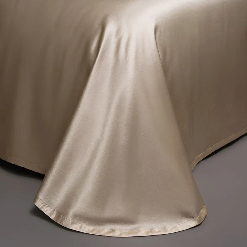Cooling Mulberry Silk Flat Sheet | Ultra-Smooth, Skin-Friendly for Singapore's Warm Humid Nights