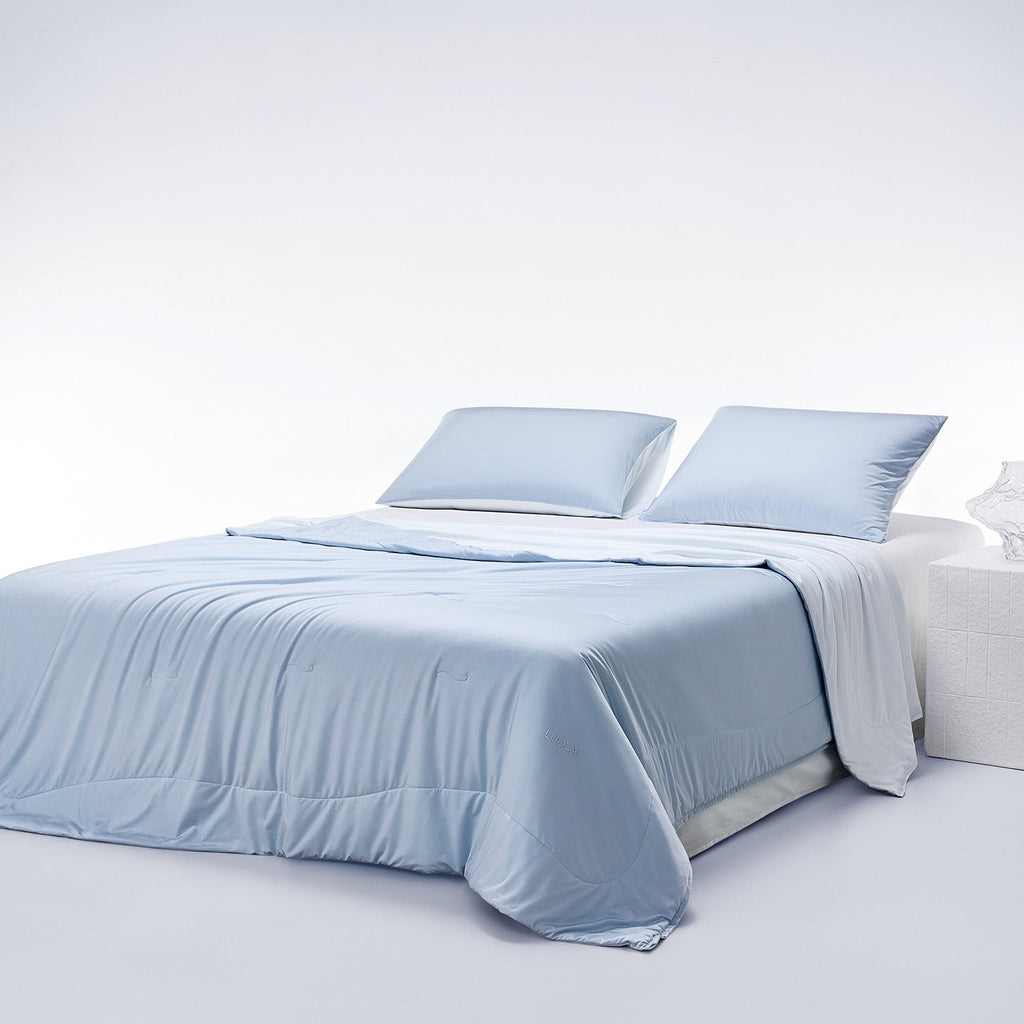 Quick-Dry Tussah Silk Comforter | Natural Cooling & Moisture-Wicking for Year-Round Comfort