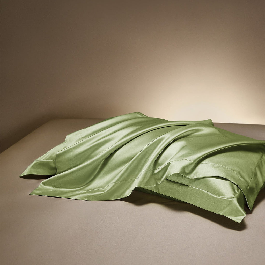 Silk-Cotton Satin Pillowcase | Anti-Ageing Smooth Finish, Gentle on Skin & Hair Every Night