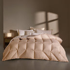 95% Goose Down Heavy-Weight Quilt | Snowfield Grade Warmth for Cold Air-Con Rooms & Travel