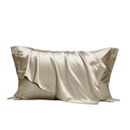 Silk-Cotton Satin Pillowcase | Anti-Ageing Smooth Finish, Gentle on Skin & Hair Every Night