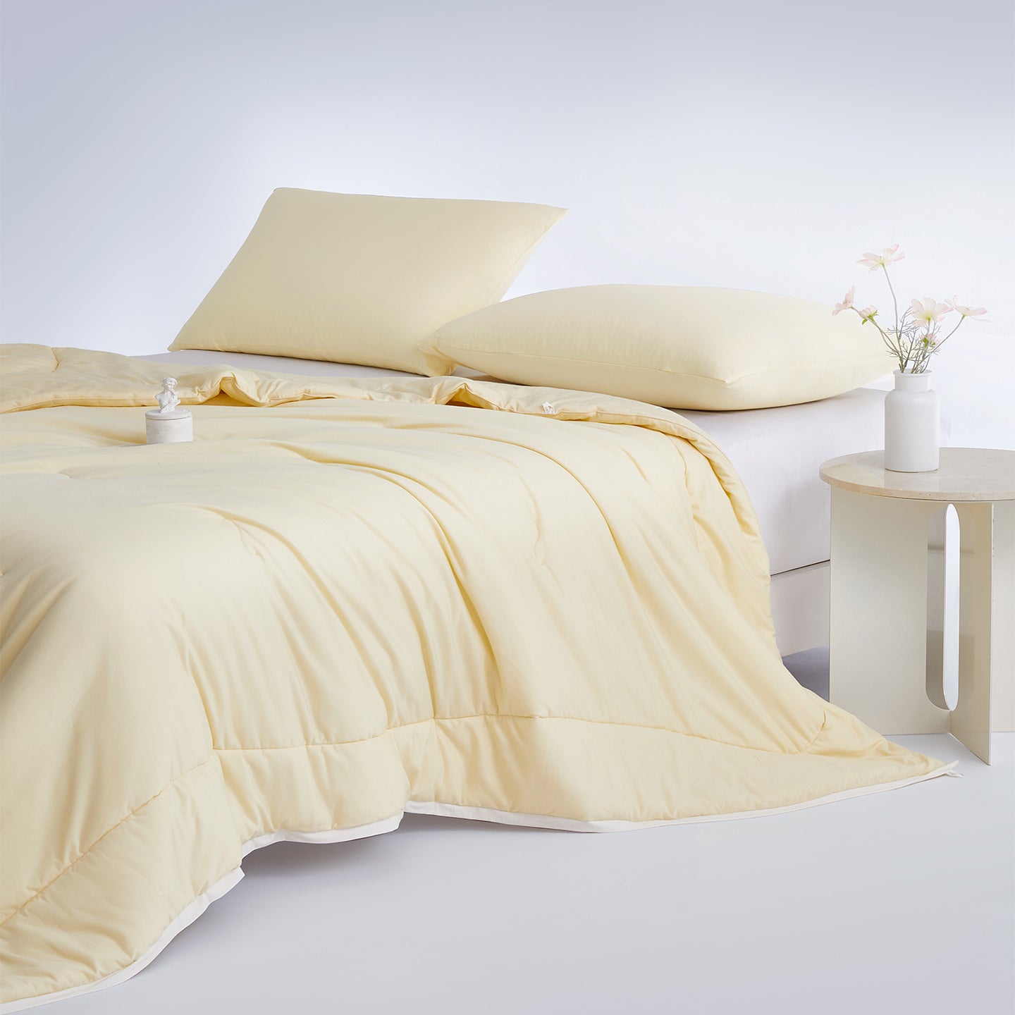 CloudKnit Tencel-Cotton Comforter | Eco-Friendly, Breathable & Lightweight for Tropical Bedrooms