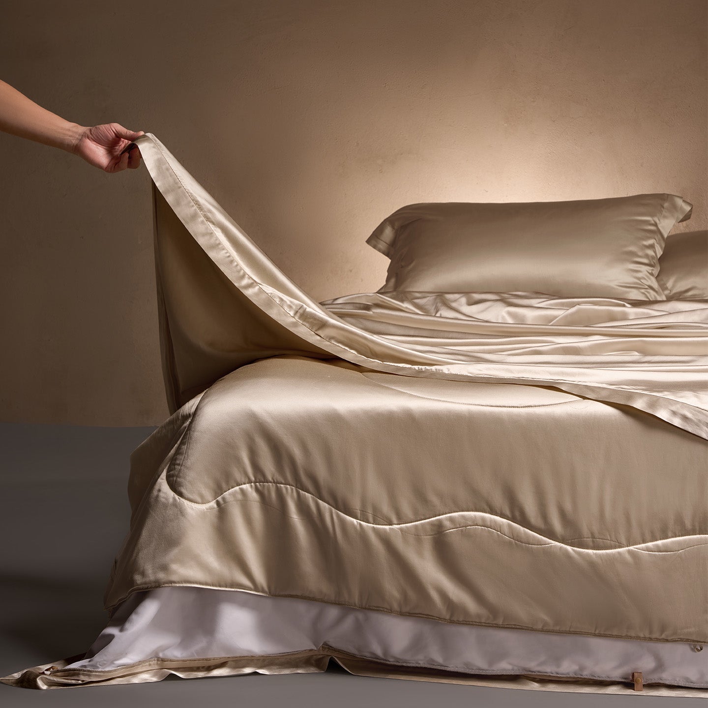 Premium Washable Mulberry Silk Comforter | Hotel-Grade Luxury Coverless Design for Deep Restful Sleep