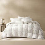 95% White Goose Down All-Season Duvet | Smart Temp-Regulating Comfort for Singapore AC Bedrooms