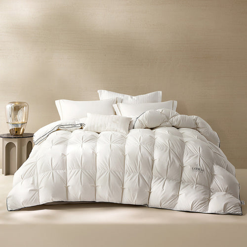 95% White Goose Down All-Season Duvet | Smart Temp-Regulating Comfort for Singapore AC Bedrooms