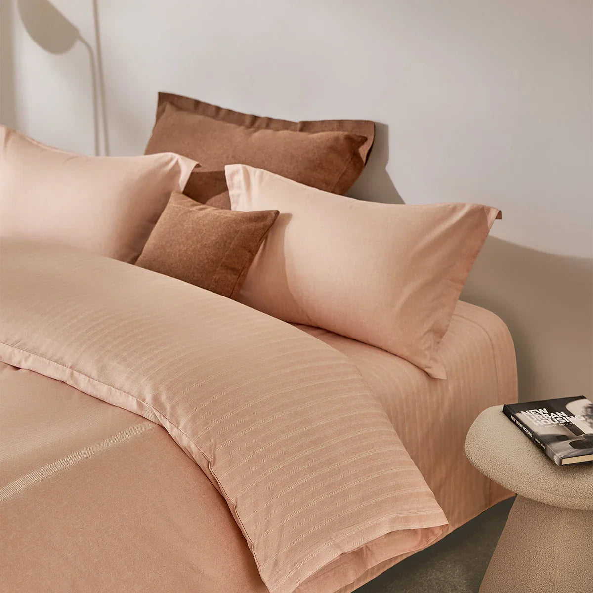 U-Zip Breathable Cotton Duvet Cover | Easy No-Fumble Change, Machine-Washable for Daily Comfort